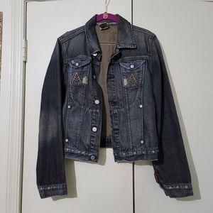 7 for All Mankind Distressed Denim Jacket